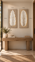 Set Cuadro Pluma Led 50x100cm