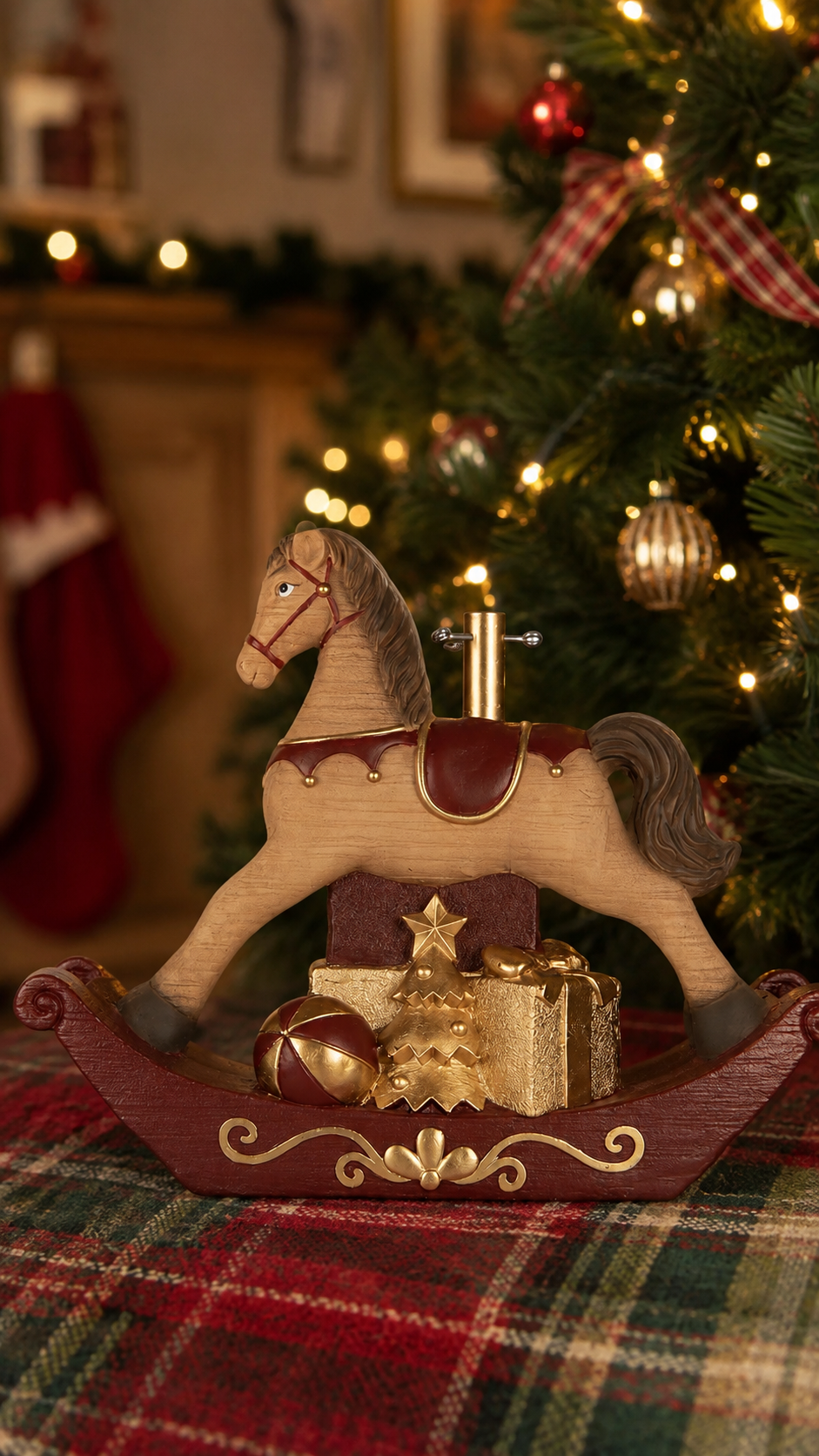 Pie de árbol Caballo 73x21x61 cm